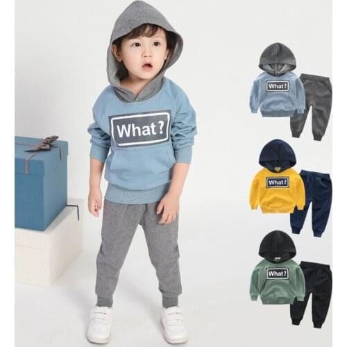 Christmas Fashion Baby Girl Boy Hoodies 2pcs suit Autumn Winter Toddler Kids clothes Hooded Tops Long Pants Outfits Set 18M-7T