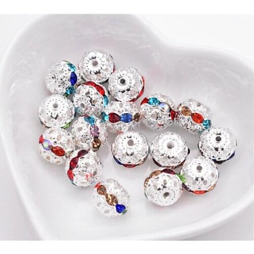 30pcs/lot 8/10mm Lovely Beads Handmade Beads Round Loose Beads For Jewelry Making