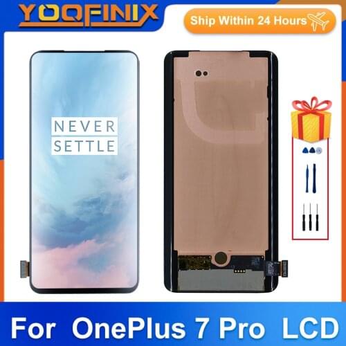 6.67"Original For OnePlus 7 Pro LCD GM1911 GM1913 GM1917 Display Touch Digitizer Assembly Replacement Parts For 1+7 Pro LCD