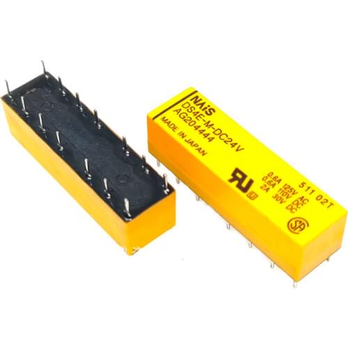 Free shipping 20PCS NEW RELAY DS4E-M-DC24V HIGHLY SENSITIVE 1500V FCC SURGE WITHSTANDING MINIATURE RELAY Best quality