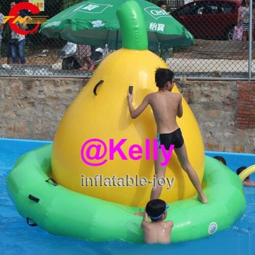 Pear shaped inflatable water climber, inflatable pear water climber, inflatable water spinner, saturm inflatable water toy