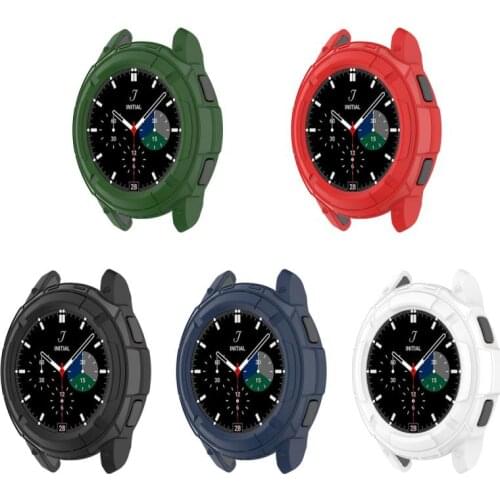 TPU Case for Samsung Galaxy Watch 4 soft smart watch accessories46mm 42mm Classic Armor Protective shellcase