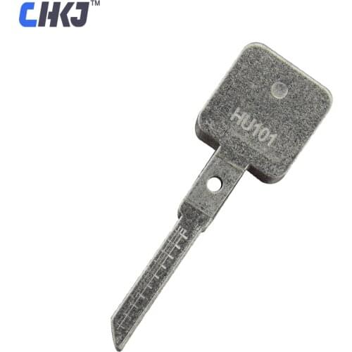CHKJ 20pcs/lot Original Engraved Line Key for 2 in 1 LiShi HU101 Scale Shearing Teeth Blank Car Key Locksmith Tools Supplies