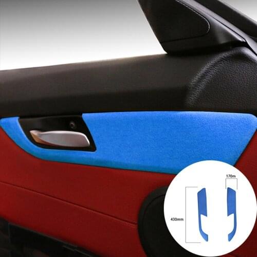 For BMW Z4 E89 2006-2019 Alcantara Suede Wrap Car Door Bowl Decals Cover Trim Stickers Door Handle Panel Mouldings Accessories
