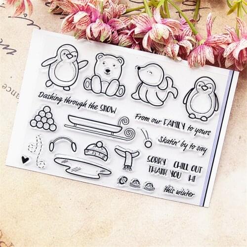 Hot sale seal Transparent Clear Stamps / Silicone Seals Roller Stamp for DIY scrapbooking photo album/Card Making