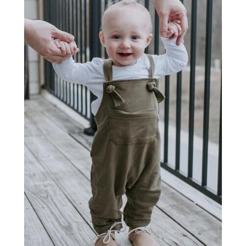 Summer Toddler Kids Boy Girls Bib Romper Summer Linen Sleeveless Kids Girls Strap Suspender Overalls Jumpsuit Infant Rompers