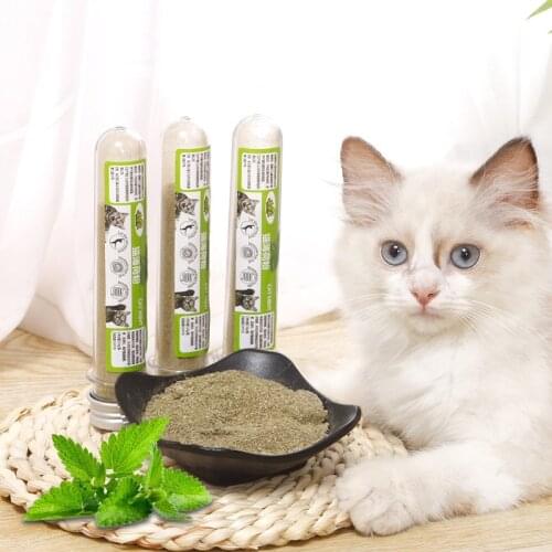 Catnip Natural Organic Actinidia polygama Leaf Catnip Powder Pet Exciting Appetizer Snacks Cat Snacks Cat Scratching Board Add