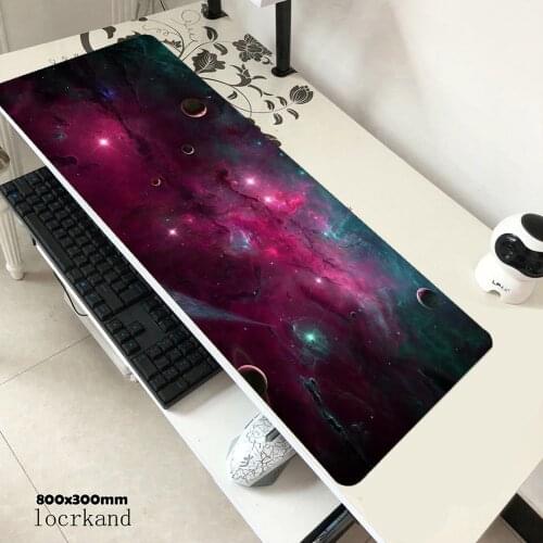 Nebula mousepad 900x400x3mm gaming mouse pad locked edge gamer mat computer desk padmouse keyboard High-end gifts play mats