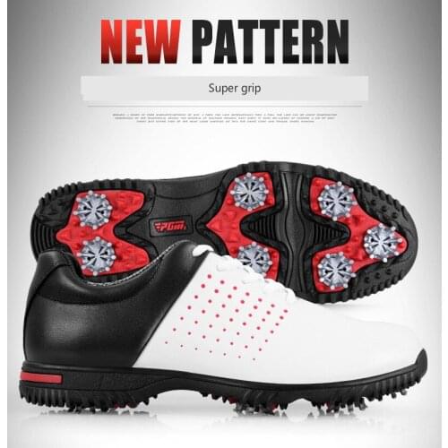 2020 Pgm Mens Golf Shoes Men Sports Shoes Lightweight Waterproof And Breathable Spikes Golf Shoes A982