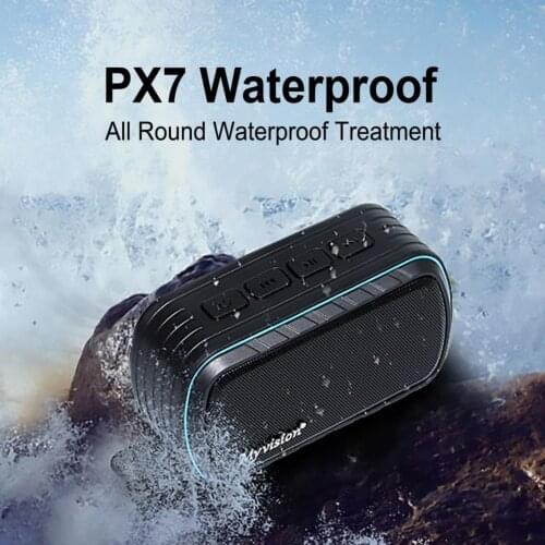 New Waterproof Stereo Bluetooth-compatible Speaker Support Hands-free Call Clearance