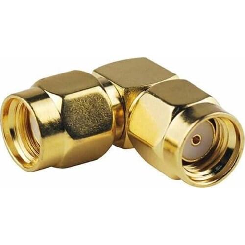 SMA Male Female Jack To SMA Male Female Socket Connector 90 Degree Right Angle RF Adapter