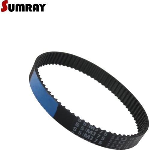 SUMRAY S5M Timing Belt 5M-350/355/375/390/400/410/415/420/425/440/445mm Motor Drive Belt 15/20/25mm Belt Width Conveyor Belt