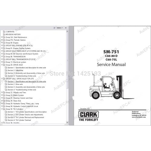 Clark Service Manual 2014