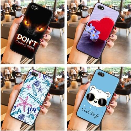 Silicone Anti-knock Phone Case For OPPO A1K Cover Waterproof Soft Shockproof Cartoon matte Beautiful