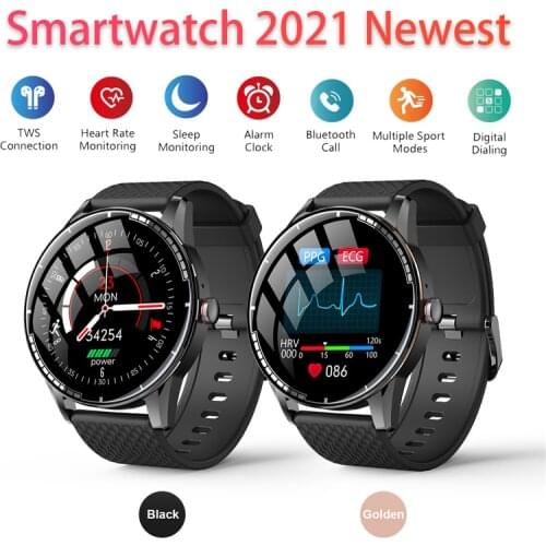 Bluetooth smart watch men women call clock sport bracelet fitness monitor smsrtwach band ECG PPG smartwatch android 2021 luxury