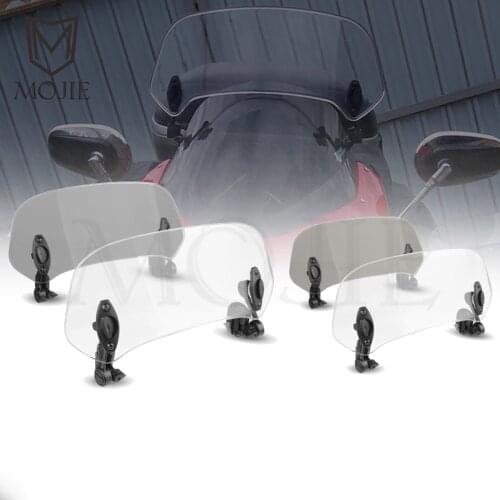 Motorcycle Windshield Extension Spoiler Windscreen Air Deflector For Kawasaki EX650 R NINJA GPZ 1100 900R 500S/EX500/R 500R