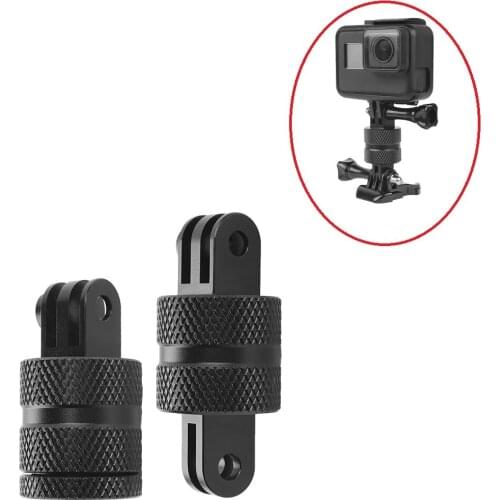 360 Degree Swivel Rotating Aluminium Tripod Mount Adapter for GOPRO Hero 3+ 4 5 6 7 8 9 Session/Xiaomi Yi/SJ