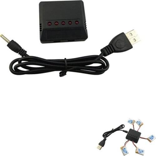 5 in 1 Balance Charger for 3.7V 150mah Lithium Battery PH2.0 Plug E010 E011 E013 H36 RC Helicopter Battery Charging