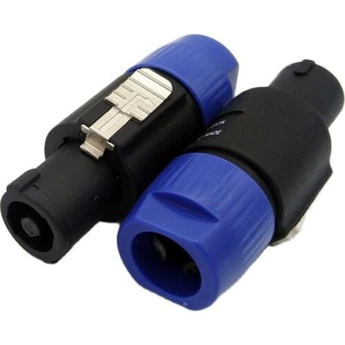 4pin with lock XLR plug 4pin XLR Male connector for microphone or Stereo System 1Pcs