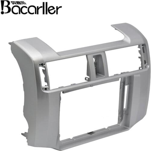 9 Inch Car Fascia For TOYOTA 4runner 2010 - 2019 Fascias Audio Fitting Adaptor radio Panel Kits Car dvd Frame Dashboard