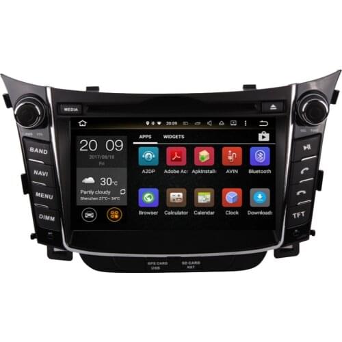 Android 9.0 multimedia Tape Recorder Car Stereo Screen Radio Car DVD player GPS Navigation Headunit For Hyundai I30 2012-2016