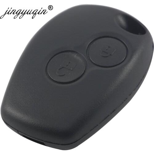 Jingyuqin 2BTN Remote Key Shell Case For Renault Megane Modus Espace Laguna Duster Logan DACIA Sandero Fluence Clio Nissan
