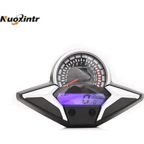 Nuoxintr Motorcycle Digital speedometer LCD Motocross Gauge Speedometer Tachometer Odometer for Honda CBR250R CBR 250 2011-2013