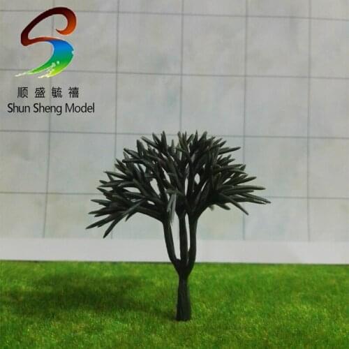 H :100mm model Plastic scale tree for building model layout model tree TRUNK50PCS