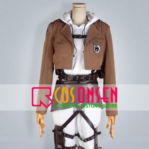 COSPLAYONSEN Attack on Titan Shingeki no Kyojin Annie Leonheart Cosplay Costume All Sizes Adult Costume