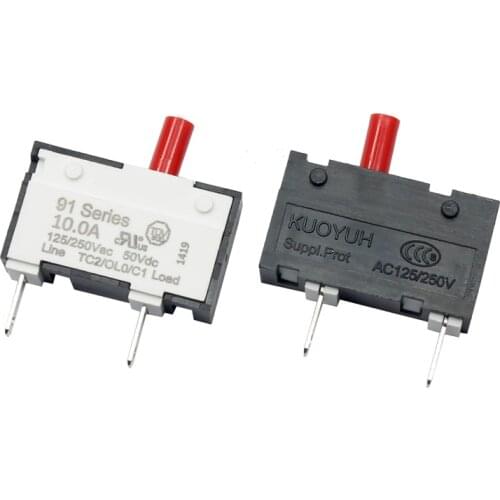 KUOYUH 91 series 10A manual reset thermal overload protector circuit breaker