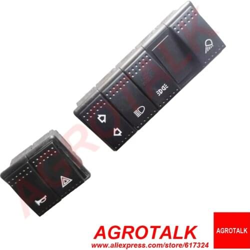 Set of combined switches for Jinma series tractor JM184 / JM254 / JM284, please check the shape firstly, part number