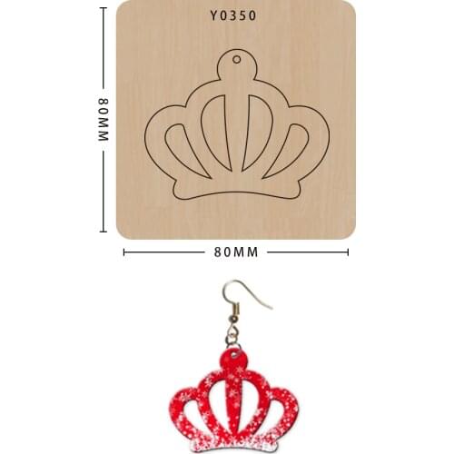 2021 New Wood Mold Hair Crown Cutting Decorate Dies Wooden Dies Suitable for Common Die Cutting Machines on the Market