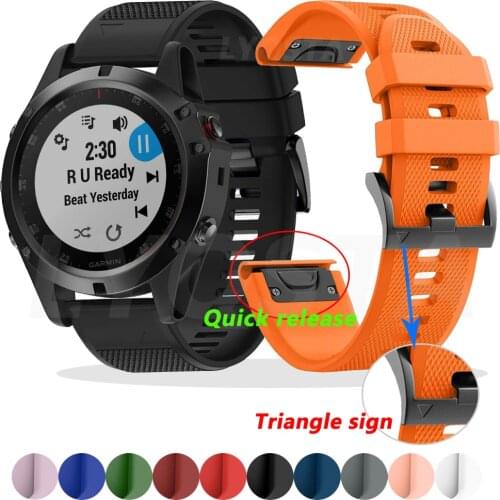 New Smart Silicone Replacement Straps for Garmin Fenix 6 6S 6X Pro 5 5X Plus 3 3 HR 935 945 Quick Release Wristband Band 22 26mm