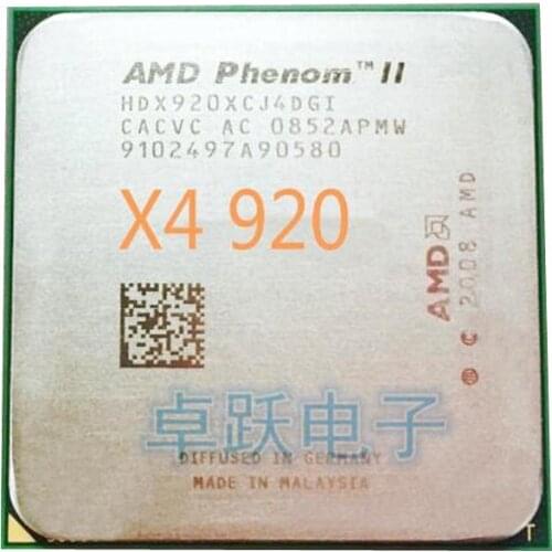 AMD Phenom II X4 920 2.8 GHz Quad-Core CPU Processor Socket AM2+ free shipping