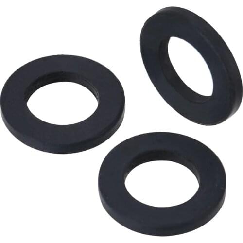 10pcs Rubber Washer Plastic Seal Ring Leak-Proof Gasket for Plumbing Fittings Bidet Shower Hose Valve Attachment 9/16 3/8 1/2 1