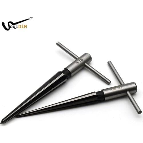 Guitar Bridge Pin Hole Handheld Reamer Pickup Luthier Tool T-Shaped 5-degree 6 Fluted Acoustic Guitar Woodworker l Accessoriesr