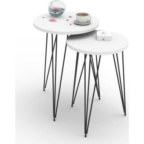Modern Larose Zigon Coffee Table Fantina Byz 2 Li (45*30*30-40*25*25) round coffe table