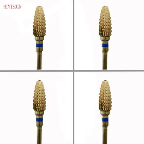 HIVISOIN Carbide Nail Drill Bit - Large Cone - M (TiN) (60130020)