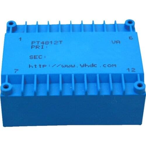 YHDC PT4812T Power 8VA Input 2*110V Output 2*24V Encapsulated transformer PCB Welding Isolation Transformer