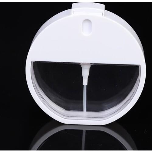 1 Pieces 30ML Card Round Shape Perfume Spray Refillable Empty Bottle Flat Type Atomizer