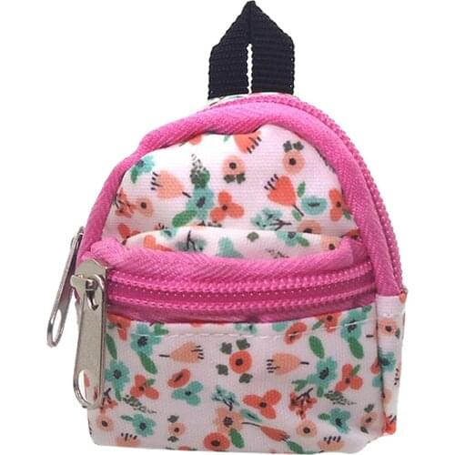 1pc Dollhouse Miniature Schoolbag for 1:6 1:12 BJD Doll Accessory Decoration