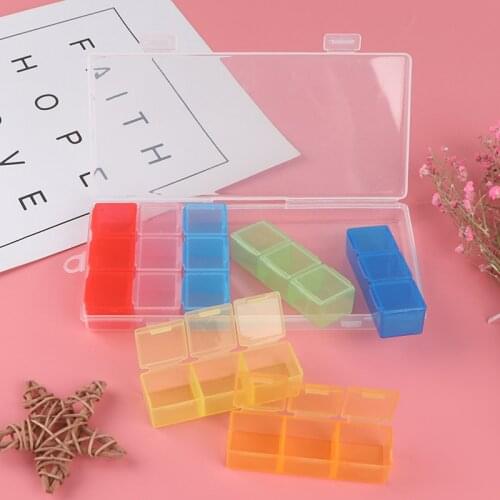 1PCS Removable 21 Grids Storage Box 7 Day Medicine Drug Pill Organizer Jewelry Storage Case Plastic Hot