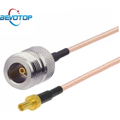 1PCS Gold Plated Straight CRC9 Male to N Female Jack RG316 Coaxial Pigtail RF Cable Huawei 3G Modem Extension Cable Coax Jumper