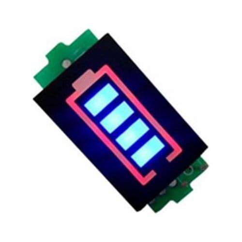 4PCS 3.7V 1S 7.4V 2S 11.1V 3S 14.8V 4S Charge Level Indicator Display Voltmeter LIPO Battery Capacity Checker for RC Model DIY