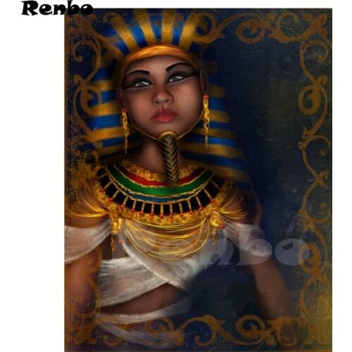 5D Rhinestone painting DIY Full square diamond mosaic diamond embroidery Egypt woman diamond painting Cross Stitch kits B27