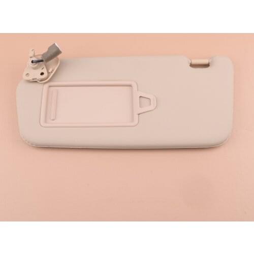 85220-0W110-J9 Car Left Side Beige Sun Visor Makeup Mirror Fit for Hyundai Accent 2006 2007 2008 2009 2010