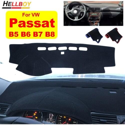 Car Styling For VW Passat B6 3C CC B7 B8 Variant B5 B5.5 Dashboard Dash Cover Mat Decoration Sticky Pad Accessories 1996-2020