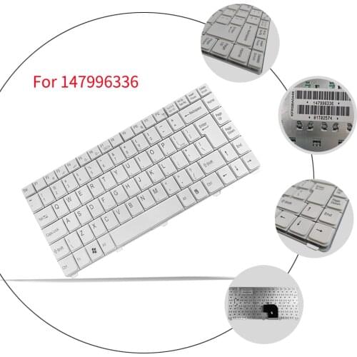 White keyboard Replacement For Sony VGN-C15GP-B VGN-C15GPB VGN-C15TP-B VGN-C15TP-W VGN-C190CP-G 147996336
