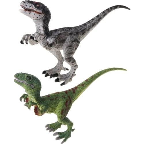 Raptor Dinosaur Action Figure Toys Hand Puppet Kids Educational Model BX0D