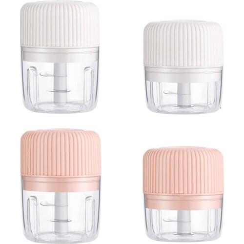 Electric Garlic Chopper Food Vegetable Chopper Grinder Crusher Press Nut Meat Fruit Rechargeable Onion Multi-function Processor